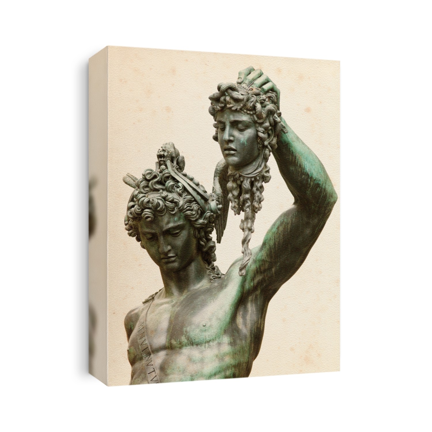 Perseus with the head of Medusa, by Benvenuto Cellini, in Loggia de' Lanzi, Piazza della Signoria, Florence